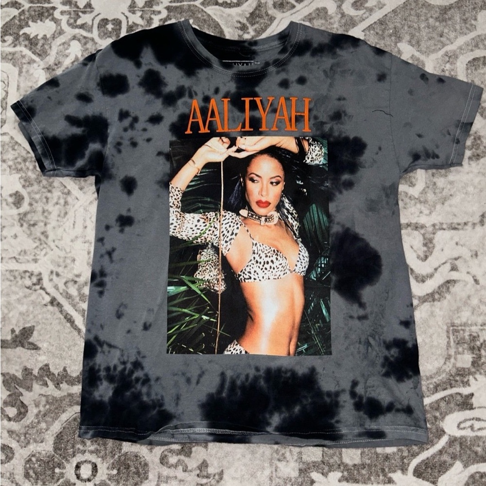 Aaliyah Graphic Tie-Dye T-Shirt